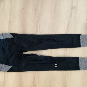 Under Armour Kids Black Joggers with Gray Accents
